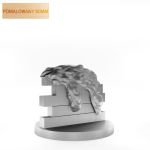 Figurka Rpg - Seria Potwory - Szary Szlam - Pomalowany 50 Mm