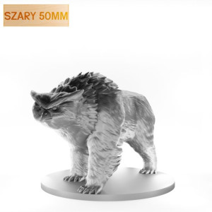 Figurka Rpg - Seria Potwory - Sowodźwiedź - Szary 50 Mm