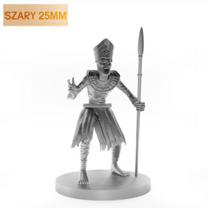 Figurka Rpg - Seria Potwory - Mumia Władca A - Szary 25 Mm