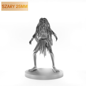 Figurka Rpg - Seria Potwory - Wiedźma Wodna - Szary 25 Mm