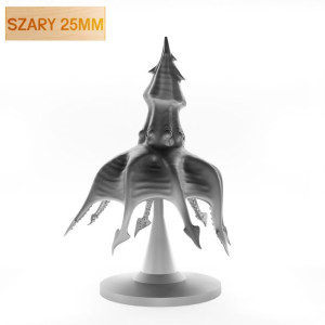 Figurka Rpg - Seria Potwory - Mroczna Płaszczka - Szary 25 Mm