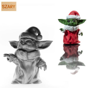 Figurka Rpg - Seria Humanoidy - Świąteczny Grogu, Baby Yoda Szary 55X33 Mm