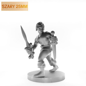 Figurka Rpg - Seria Humanoidy - Zdziwiony Łotrzyk - Szary 25 Mm