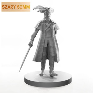 Figurka Rpg - Seria Humanoidy - Czarnobrody - Szary 50 Mm