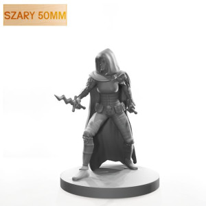 Figurka Rpg - Seria Humanoidy - Fanatyczka - Szary 50 Mm
