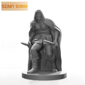 Figurka Rpg - Seria Humanoidy - Morderca - Szary 50 Mm