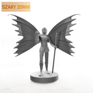 Figurka Rpg - Seria Humanoidy -  Wróżka Na Wyprawie - Szary 25 Mm