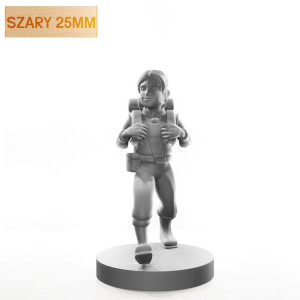 Figurka Rpg - Seria Humanoidy - Chłopiec - Szary 25 Mm
