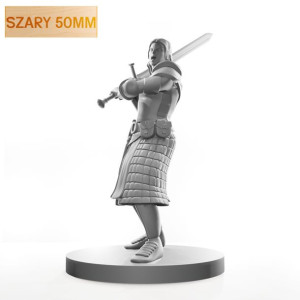 Figurka Rpg - Seria Humanoidy - Strażniczka Miasta - Szary 50 Mm