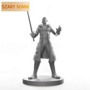 Figurka Rpg - Seria Humanoidy - Czarnoksiężnik W Masce - Szary 50 Mm