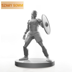 Figurka Rpg - Seria Humanoidy - Kleryk - Szary 50 Mm