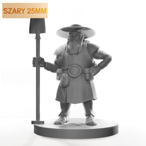 Figurka Rpg - Seria Humanoidy - Grabarz - Szary 25 Mm