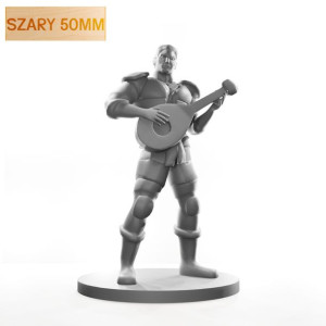 Figurka Rpg - Seria Humanoidy - Chłopak Z Gitarą - Szary 50 Mm