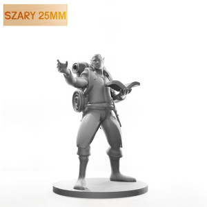 Figurka Rpg - Seria Humanoidy - Elficki Mag- Szary 25 Mm