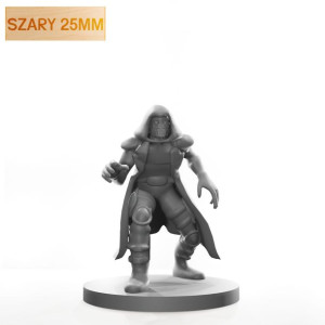 Figurka Rpg - Seria Humanoidy - Zamaskowany Łotrzyk - Szary 25 Mm