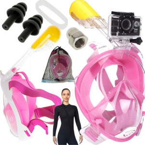 Maska Do Snorkelingu Dla Dzieci S/m Składana 6w1