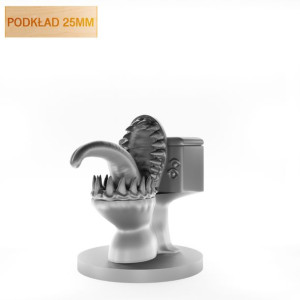 Figurka Rpg - Seria Potwory - Mimik Toaleta - Podkład 25 Mm