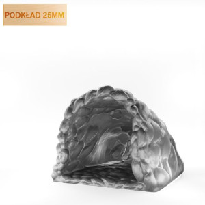 Figurka Rpg - Seria Potwory - Ukryty Mimik Jaskinia - Podkład 25 Mm
