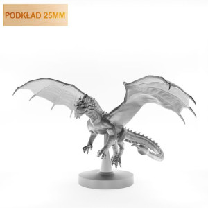 Figurka Rpg - Seria Potwory - Pseudosmok - Podkład 25 Mm