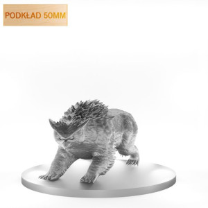 Figurka Rpg - Seria Potwory - Biegnący Sowodźwiedź B - Podkład 50 Mm