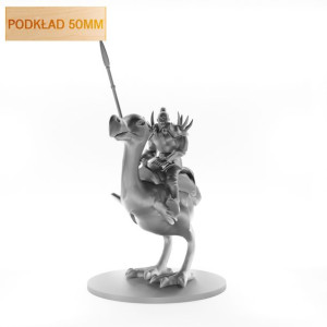 Figurka Rpg - Seria Potwory - Ork Na Toporodziobie - Podkład 50 Mm