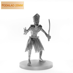 Figurka Rpg - Seria Potwory - Mumia Władca B - Podkład 25 Mm