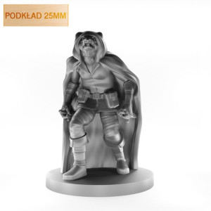 Figurka Rpg - Seria Potwory - Szczurołak - Podkład 25 Mm