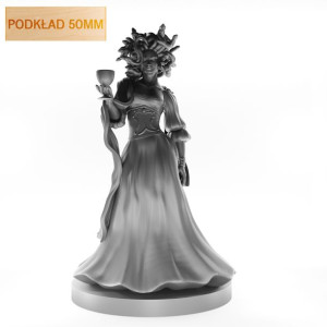 Figurka Rpg - Seria Potwory - Meduza - Podkład 50 Mm