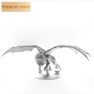 Figurka Rpg - Seria Potwory - Latająca Mantikora - Podkład 50 Mm