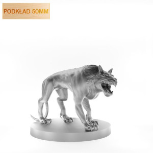 Figurka Rpg - Seria Potwory - Piekielny Ogar - Podkład 50 Mm