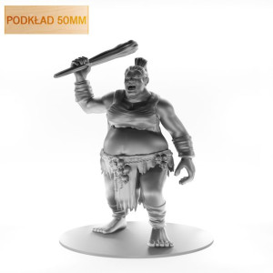 Figurka Rpg - Seria Potwory - Gigant Wzgórzowy B - Podkład 50 Mm