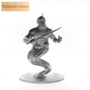 Figurka Rpg - Seria Potwory - Dżinn A - Podkład 50 Mm
