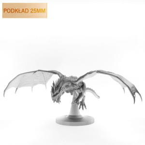 Figurka Rpg - Seria Potwory - Smoczątko Chromatyczne Czerwone Podkład 25 Mm