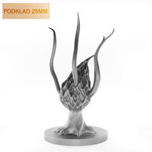 Figurka Rpg - Seria Potwory - Fioletowy Grzyb - Podkład 25 Mm