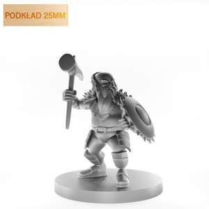 Figurka Rpg - Seria Potwory - Duergar - Podkład 25 Mm