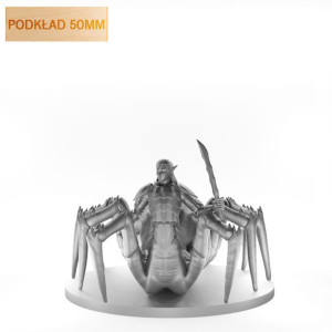 Figurka Rpg - Seria Potwory - Drider Mężczyzna - Podkład 50 Mm