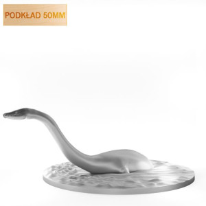 Figurka Rpg - Seria Potwory - Dinozaur Plezjozaur W Wodzie - Podkład 50 Mm