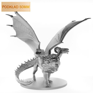 Figurka Rpg - Seria Potwory - Chimera - Podkład 50 Mm