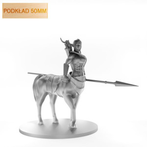 Figurka Rpg - Seria Potwory - Centaur Strażniczka - Podkład - 50 Mm