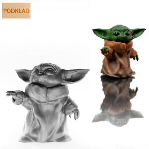 Figurka Rpg - Seria Humanoidy - Grogu, Baby Yoda - Podkład 55X33 Mm