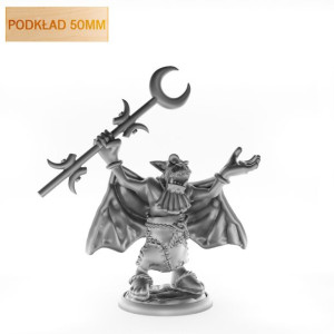 Figurka Rpg - Seria Humanoidy - Ork Zaklinacz - Podkład 50 Mm