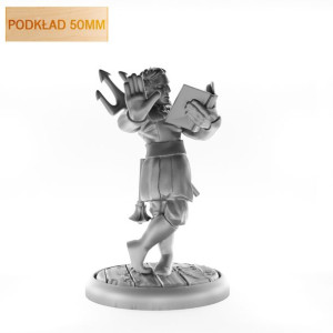 Figurka Rpg - Seria Humanoidy - Wodny Elf - Podkład 50 Mm