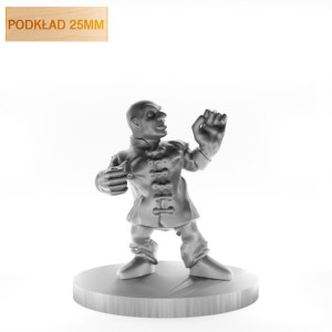 Figurka Rpg - Seria Humanoidy - Mnich Niziołek - Podkład 25 Mm
