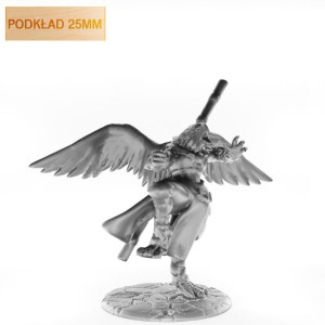 Figurka Rpg - Seria Humanoidy - Aarakocra Mnich - Podkład 25 Mm