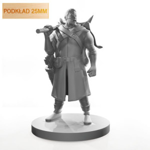 Figurka Rpg - Seria Humanoidy - Zbir - Podkład 25 Mm