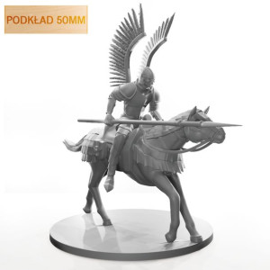 Figurka Rpg - Seria Humanoidy - Husaria - Podkład 50 Mm