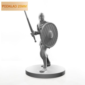 Figurka Rpg - Seria Humanoidy - Strażnik Bramy - Podkład 25 Mm