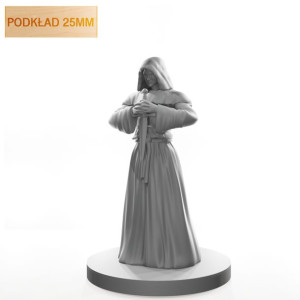 Figurka Rpg - Seria Humanoidy - Kultysta - Podkład 25 Mm