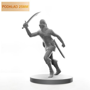 Figurka Rpg - Seria Humanoidy - Bandyta - Podkład 25 Mm