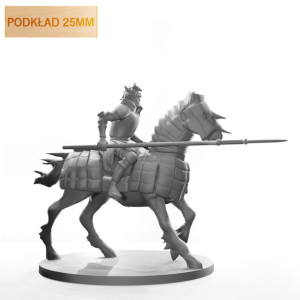 Figurka Rpg - Seria Humanoidy - Kawaleria - Podkład 25 Mm